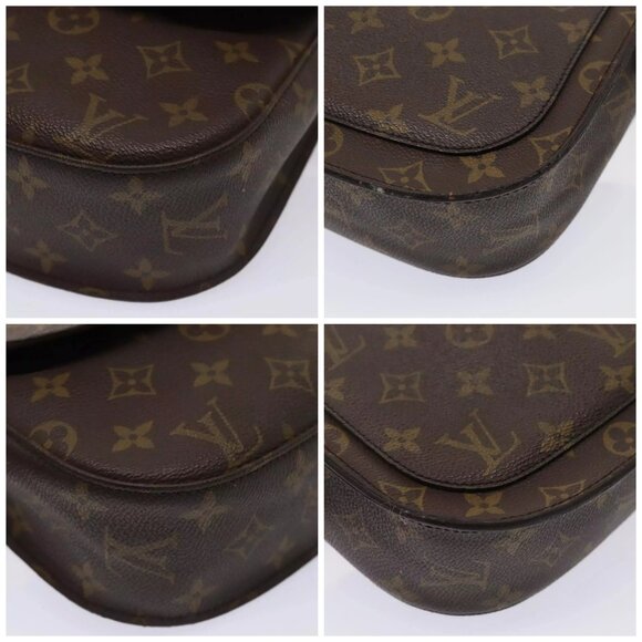 LOUIS VUITTON Monogram Saint Cloud GM Shoulder Bag M51242 LV Auth 89509 - Picture 14 of 16